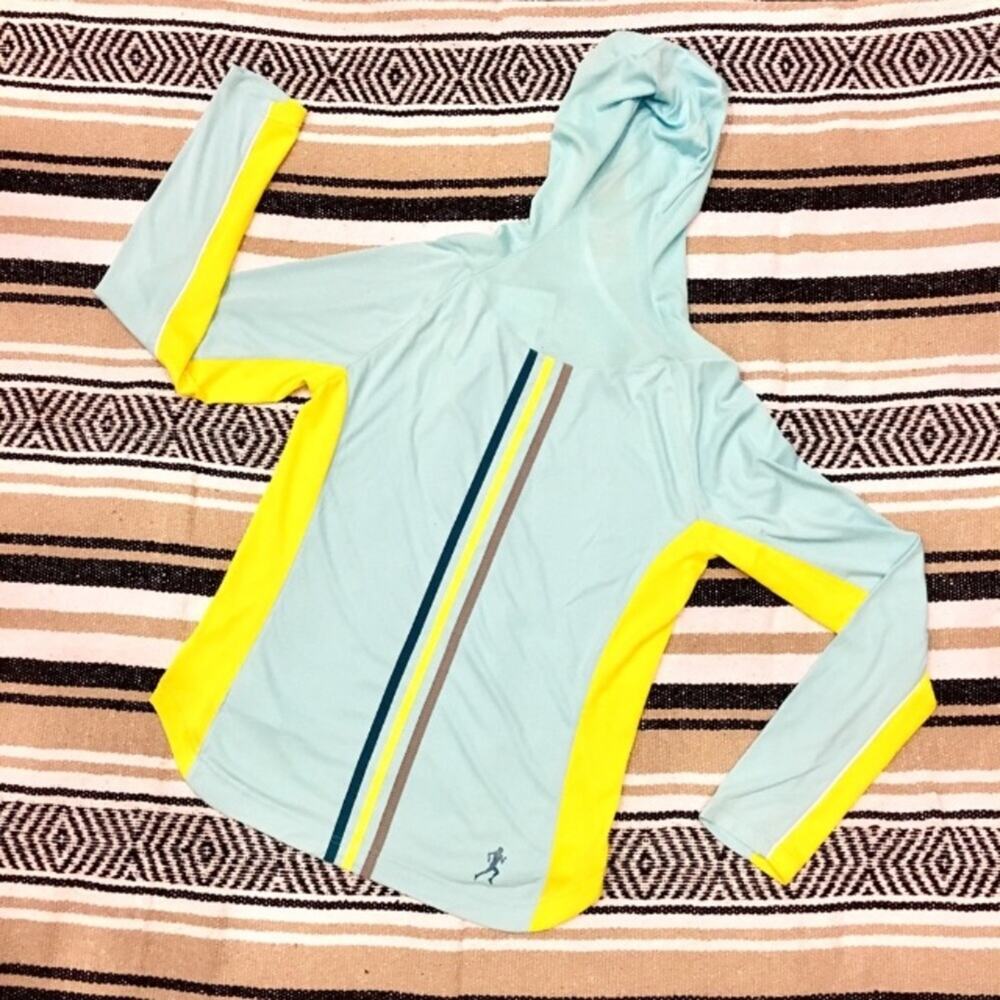 Adidas WOMEN'S Lightweight Hoodie NWT AK HD Bluezest - SIZE MEDIUM - Picture 5 of 8
